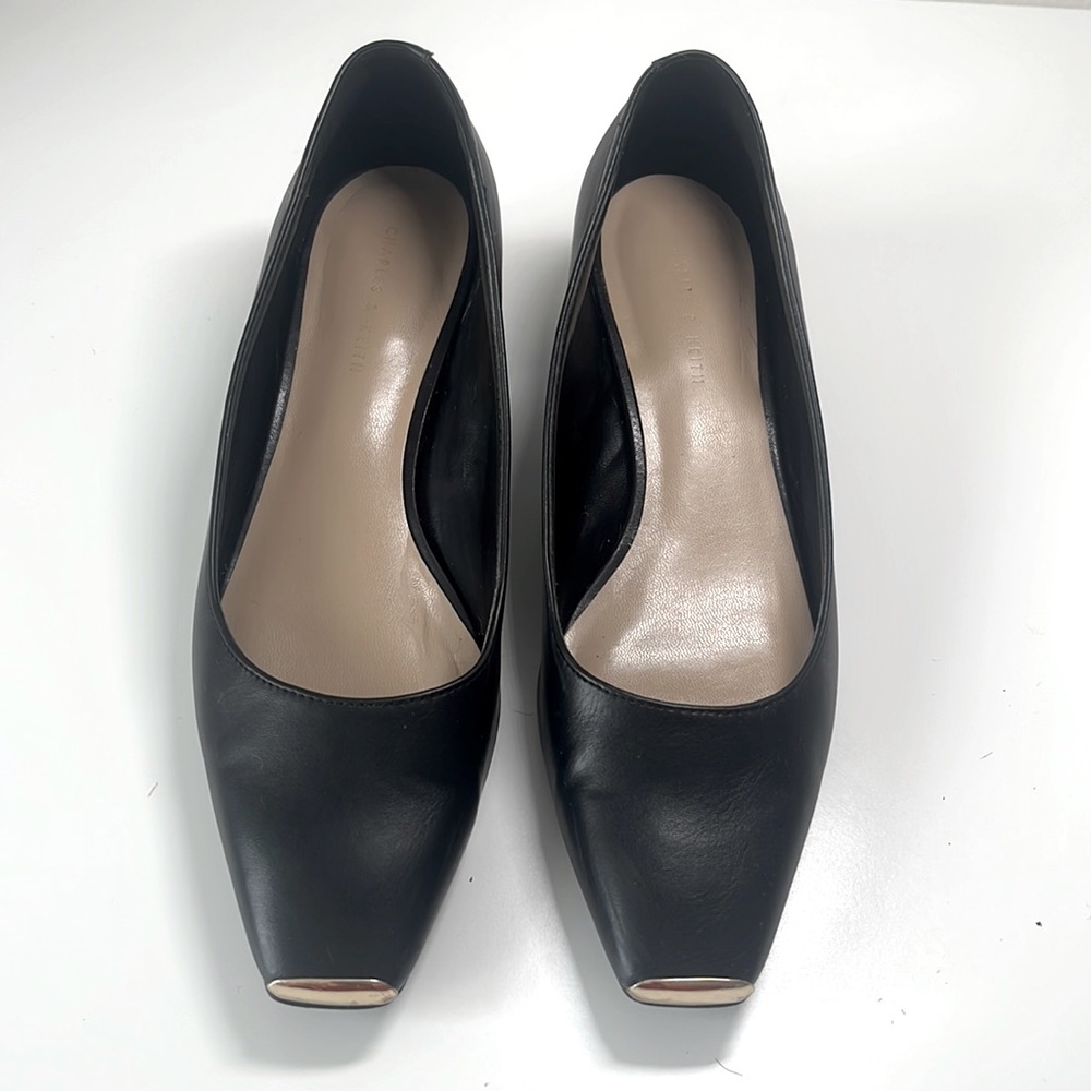 Black Low Heel Pump